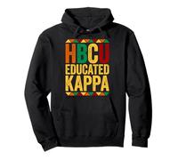 HBCU Educated Kappa Camisa Histórico Mes de la Historia Negra Sudadera con Capucha