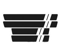 HBDTNTKF 4 Piezas Tiras Protectoras Umbral De Puerta del Coche para Audi A8 D5 2018-2022 2023, Bienvenidos ListóN Pedal AutomáTico Embellecedores Accesorios,E/Short White Line