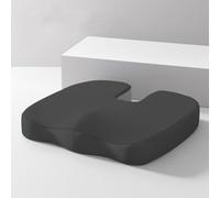 HBDTNTKF Cojines Asientos De Coche para Smart Fortwo 450 451 453, Cojín Asiento Conductor Elevador Ergonómico Espuma Viscoelástica Almohadilla Accesorios,B-Black