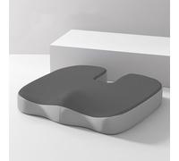 HBDTNTKF Cojines Asientos De Coche para Volvo XC40 2019-2023, Cojín Asiento Conductor Elevador Ergonómico Espuma Viscoelástica Almohadilla Accesorios,B-Dark Grey+Grey