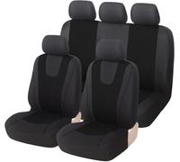 HBDTNTKF Fundas Asientos Coche para Ford Ranger Wildtrak 2016-2024, Delanteros y Traseros Juegos Cubreasientos Cómodos Transpirables Protectores Interior Accesorios,A