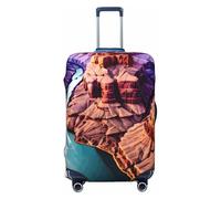 HBDVHZ Beauty Grand Canyon - Funda de equipaje con estampado de gran cañón, accesorios de viaje ligeros de moda, Black, XL