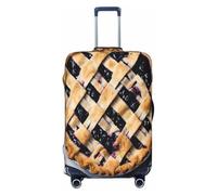 HBDVHZ Blueberry Pie 01 - Funda de equipaje con estampado, accesorios de viaje ligeros de moda, Black, L