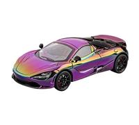 HBEUBUOEB Modelos Prefabricados Vehículos Motor Coche Juguete A Escala 1:24 Exquisitos Adornos Mesa El Mejor Artículo Colección para Amantes Los Coches A Escala (Purple with Box)