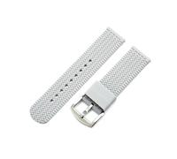 HBGRVCKS Quick Release Silicone Watch Band 18mm 20mm 22mm 24mm Rubber Watch Strap For Traditional Or Smart Watch Unisex Watch Strap Watch Replacement Strap(Light gray A,20mm)