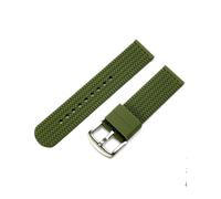 HBGRVCKS Quick Release Silicone Watch Band 18mm 20mm 22mm 24mm Rubber Watch Strap For Traditional Or Smart Watch Unisex Watch Strap Watch Replacement Strap(Green A,22mm)