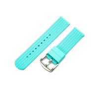 HBGRVCKS Quick Release Silicone Watch Band 18mm 20mm 22mm 24mm Rubber Watch Strap For Traditional Or Smart Watch Unisex Watch Strap Watch Replacement Strap(Light green A,22mm)