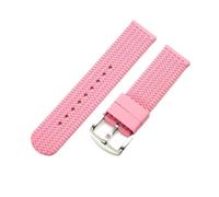 HBGRVCKS Quick Release Silicone Watch Band 18mm 20mm 22mm 24mm Rubber Watch Strap For Traditional Or Smart Watch Unisex Watch Strap Watch Replacement Strap(Pink A,20mm)