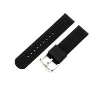HBGRVCKS Quick Release Silicone Watch Band 18mm 20mm 22mm 24mm Rubber Watch Strap For Traditional Or Smart Watch Unisex Watch Strap Watch Replacement Strap(Black A,20mm)