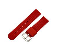HBGRVCKS Quick Release Silicone Watch Band 18mm 20mm 22mm 24mm Rubber Watch Strap For Traditional Or Smart Watch Unisex Watch Strap Watch Replacement Strap(Wine red A,24mm)