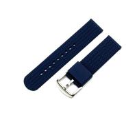 HBGRVCKS Quick Release Silicone Watch Band 18mm 20mm 22mm 24mm Rubber Watch Strap For Traditional Or Smart Watch Unisex Watch Strap Watch Replacement Strap(Blue A,24mm)