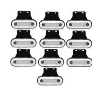 HBGURM 10 Uds/4 Uds 12V-24V Luz De Posición Lateral Luces Reflectoras Luces De Liquidación Para DAF Para Remolque Camión Furgoneta Feu Clignotant Latéral(10Pcs White A)