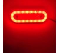 HBGURM 10 Uds/5 Uds 12V 24V Luz De Posición Lateral Luces Reflectoras Liquidación Para DAF Para Remolque De Camión Feu Clignotant Latéral(8 Pieces,Red)