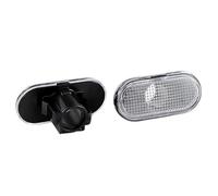 HBGURM 2x Indicador Lateral De Luz De Señal De Giro Carcasa Para Dacia Para Duster Para Dokker Para Lodgy 2011-2017 Feu Clignotant Latéral(Clear lens No bulb)