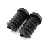 HBGURM Amortiguadores Motocicleta para Harley Touring para Street Electra Glide Road King 1997-2013 Cubierta Goma Negra para Horquilla Trasera De Motocicleta Cubierta Amortiguadora Amortiguador