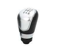HBGURM Cambios Marcha Coche Para Ford Para Fiesta 2008-2012 Accesorios Para Coche Funda Protectora Para Palanca De Cambios(5-Speed Silver Knob)