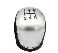 HBGURM Cambios Marcha Coche Para Ford Para Focus Mk2 Mk3 Para C-MAX Para Grand Para Galaxy Para Kuga Para Mondeo IV Y S-Max Pomo De Palanca Cambios(Silver 5 speed)