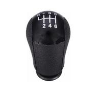 HBGURM Cambios Marcha Coche Para Ford Para Focus Para Mondeo MK2 MK3 S-MAX Y C-MAX Funda Protectora Para Palanca De Cambios 5/6 Velocidades(6 Speed Black knob)