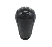 HBGURM Cambios Marcha Coche Para Ford Para Focus Para Mondeo MK2 MK3 S-MAX Y C-MAX Funda Protectora Para Palanca De Cambios 5/6 Velocidades(5 Speed Black knob)