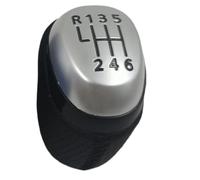 HBGURM Cambios Marcha Coche Para Renault Para Captur 1 I MK1 2013-2018 6 Velocidades Pomo De Palanca Cambios Cuero(6 speed black line)