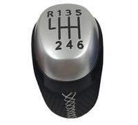 HBGURM Cambios Marcha Coche Para Renault Para Captur 1 I MK1 2013-2019 6 Velocidades Pomo De Palanca Cambios Cuero(6 speed white line)