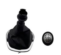 HBGURM Cambios Marcha Coche Para Renault Para Megane MK3 Para Clio Para Laguna Pomo De Palanca Cambios 6 Velocidades Con Manillar Cuero(Set)