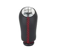 HBGURM Cambios Marcha Coche Pomo De Palanca Cambios 5 Velocidades Para RENAULT Para CLIO MK3 3 III Para MEGANE MK2(Red Line)