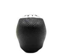 HBGURM Cambios Marcha Coche Pomo De Palanca Cambios Manual 6 Velocidades Negro Cuero Sintético Y Plástico Accesorio Para Renault Para SCENIC