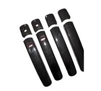 HBGURM Cubierta Decorativa Para Manija De Puerta Lateral Del Automóvil Para NISSAN Para X-Trail T31 2009 2010 2011 2012 2013 Manilla Exterior Coche(Carbon c)