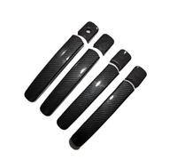 HBGURM Cubierta Decorativa Para Manija De Puerta Lateral Del Automóvil Para NISSAN Para X-Trail T31 2009 2010 2011 2012 2013 Manilla Exterior Coche(Carbon a)