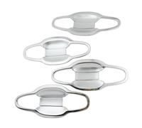 HBGURM Cubierta Para El Hueco De La Manija De La Puerta Lateral Del Automóvil Para Toyota Para Highlander XU50 2014 2015 2016 2017 2018 Manilla Exterior Coche(Door Bowl Cover)