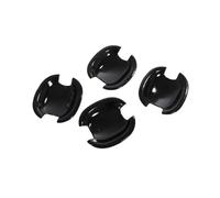 HBGURM Cubiertas Adhesivas Negras Brillantes Para Manijas De Puerta De Auto Para VW Para Polo 2010-2018 Manilla Exterior Coche(Black bowl)