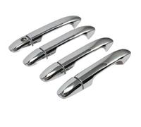 HBGURM Cubiertas Negras Brillantes Para Manijas De Puerta Para Mercedes Para Benz Para Vito W447 Clase V 2014 2015 2016 2017 2018 2019 2020 Manilla Exterior Coche(Plata)