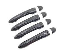 HBGURM Embellecedor De Manija De Puerta Exterior Para Renault Para Samsung SM5 L43 Para NOVA Para Safrane 2009-2019 Manilla Exterior Coche(No Keyhole 1 Button)