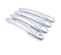 HBGURM Embellecedores Cromados Para Manijas De Puerta Para Renault Para Megane III Para Scala 2008 2009 2010 2011 2012 2013 2014 2015 Manilla Exterior Coche(4Dr 1 Key 2 Buttons)
