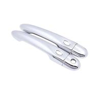 HBGURM Embellecedores Cromados Para Manijas De Puerta Para Renault Para Megane III Para Scala 2008 2009 2010 2011 2012 2013 2014 2015 Manilla Exterior Coche(2Dr 1 Key 2 Buttons)