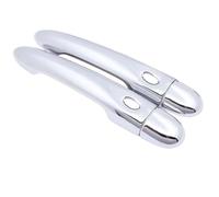 HBGURM Embellecedores Cromados Para Manijas De Puerta Para Renault Para Megane III Para Scala 2008 2009 2010 2011 2012 2013 2014 2015 Manilla Exterior Coche(2Dr No Key 2 Buttons)