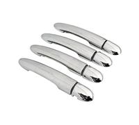 HBGURM Embellecedores Para Manijas De Puerta De Coche Para Renault Para Laguna 2 2001 2002 2003 2004 2005 2006 2007 Manilla Exterior Coche(Plata)