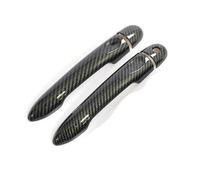 HBGURM Funda Para Manija De Puerta De Coche Para Renault Para Clio IV 4 Para Lutecia 2012-2019 Manilla Exterior Coche(Carbon 1key 0 button)