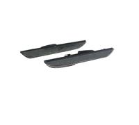 HBGURM Luz LED De Posición Lateral Para Ford Para Mustang 2015-2020 Reflector De Parachoques Lente Ahumada Blanca Y Roja 12 V (Smoked Lens)