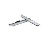 HBGURM Luz LED De Posición Lateral Para Ford Para Mustang 2015-2020 Reflector De Parachoques Lente Ahumada Blanca Y Roja 12 V (Clear Lens)