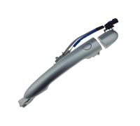 HBGURM Manija De Puerta Exterior Plateada Con Botón Delantero Trasero Izquierdo Derecho Para Renault Para Koleos 2,0 2008-2024 Manilla Exterior Coche(1 Pc Other Side)