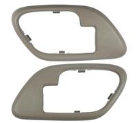 HBGURM Para Chevrolet Para GMC Truck Accesorios Interiores Izquierda 15708079 Derecha 15708080 1 Par Placa Moldura Manija Puerta Interior De Automóvil (Khaki)