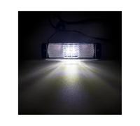 HBGURM Para Ford Para Camión 10 Uds 12V 24V Luz De Posición Lateral De Camión Luces De Remolque Luces Reflectoras De Liquidación De Paletas Feu Clignotant Latéral(10x white)