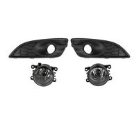 HBGURM Para Ford Para Fiesta MK7 Zetec S 2012-2017 Parachoques Delantero De Coche, Luz Antiniebla, Cubierta De Rejilla Inferior Juego De Luces Antiniebla (Matte black)