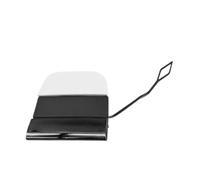 HBGURM para Mercedes para Benz Clase C W206 2022-2025 Cubierta De Parachoques Trasero para Remolque 2068853502 Cubierta De Gancho De Remolque(Bright blackandwhite)