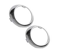 HBGURM Para Mercedes Para Benz W251 Clase R 2006-2010 1 Par De Cubiertas De Anillo De Luz Antiniebla Delantera Cromadas L+R 2518850374 2518850474