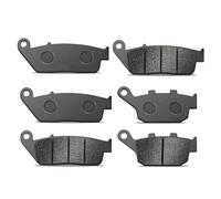 HBGURM Pastillas de Freno Pastillas De Freno Delanteras para Motocicleta para Macbor para Montana XR5 KY500X 525X ZF500GY 500F ZF500 Pastillas De Freno De Disco Traseras(Full Set)