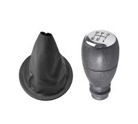 HBGURM Pomos Palanca Cambios para Citroen para Berlingo 1996 1997 1998 1999 2000 2001 2002 2003 2004 2005 2006 2007 2008 Pomo De Cambio De Marchas Coche con Funda Protectora Accesorios Automóvil(Set)