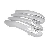 HBGURM Protector Decorativo Y Moldura De Cubierta Para La Base De La Manija De La Puerta Del Coche Para Peugeot 208 MK2 2019-2024 Manilla Exterior Coche(Smart Chrome)